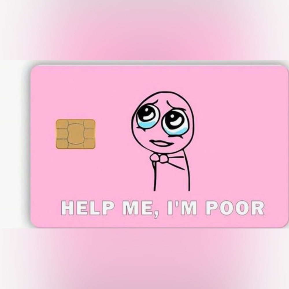 NWOT sticker for credit card with chip